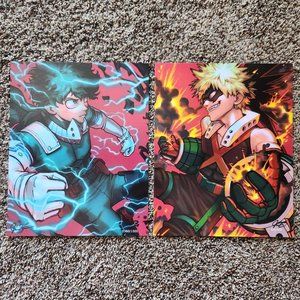 My Hero Academia 8" x 10" Art Print Set of 2 - Limited Edition - Bam Box